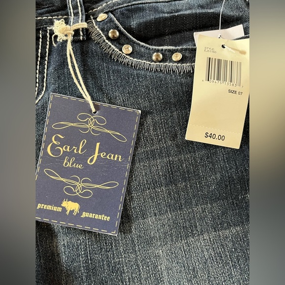 Earl Jeans Blue Ankle Cropped Jeans - Picture 3 of 5